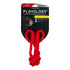 Playology Beef Scented Tough Knot Squeak and Rope Puppy Dog Toy with Encapsiscent Technology - Large  