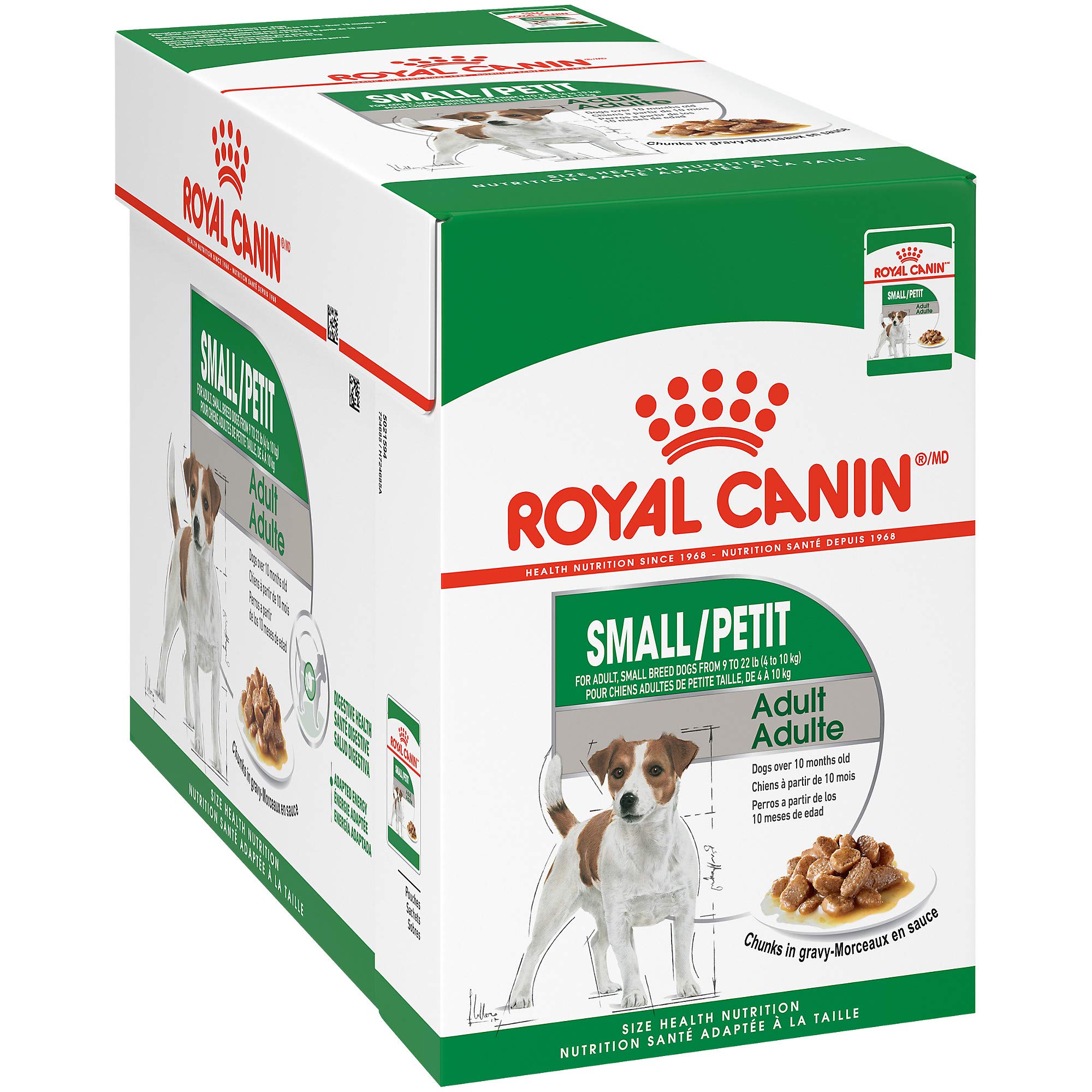 Royal Canin Size Health Hutrition Chunks in Gravy Small-Breed Adult Wet Dog Food Pouch - 3 Oz - Case of 12  