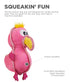 Outward Hound Xtreme Seamz Flamingo Squeak and Plush Reinforced Dog Toy  