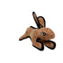 Tuffy's Barnyard Rutabaga The Rabbit Float and Squeak Nylon and Plush Dog Toy  