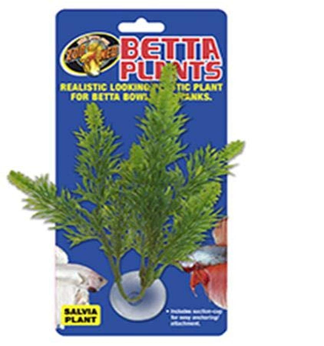 Zoo Med Laboratories Betta Salvia Plastic Plant Aquarium Décor  