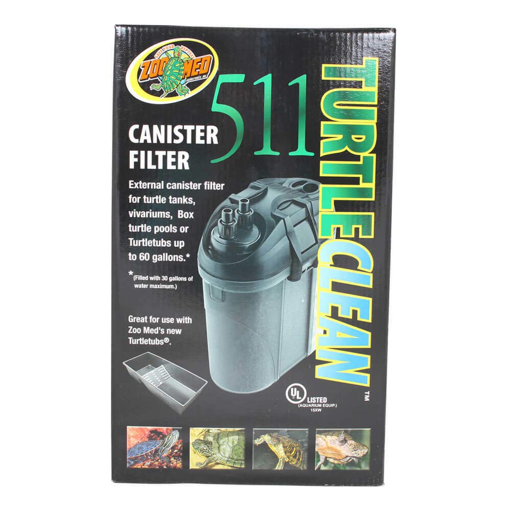 Zoo Med Laboratories Turtle Clean 511 Extrnal Canister Filter - Upto 60 Gallons  