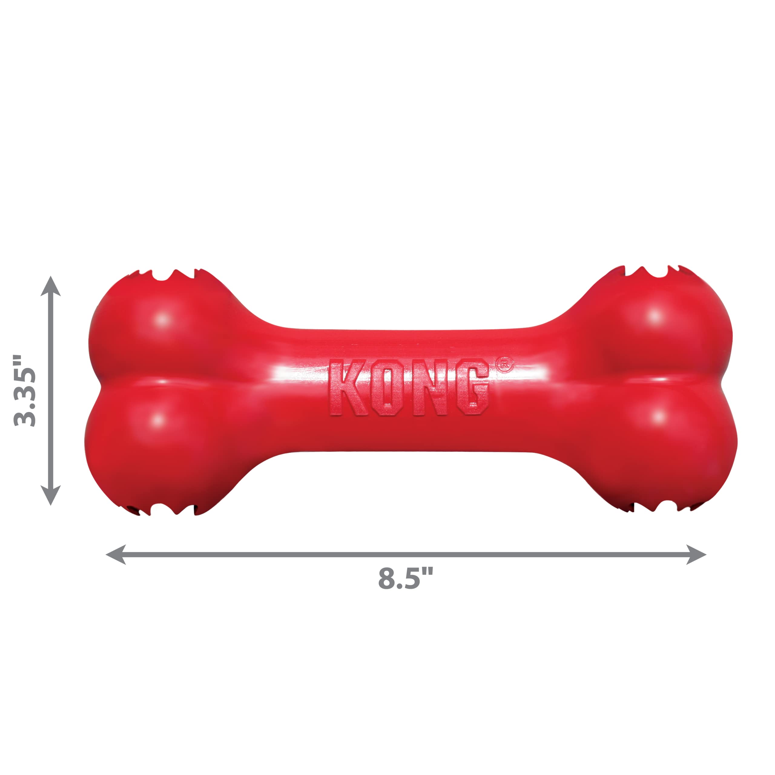 Kong Goodie Bone Treat Dispensing Durable Rubber Dog Toy - Large  