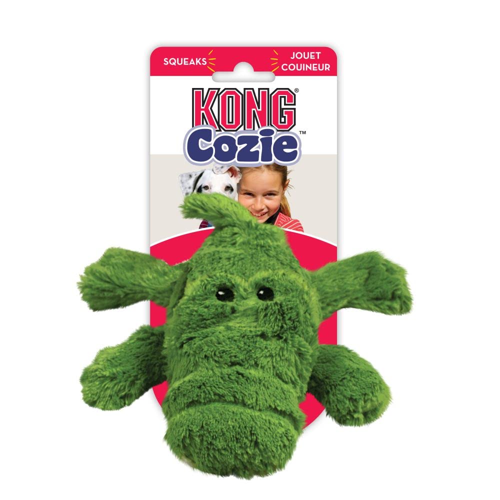 Kong Cozie Ali the Alligator Squeak and Plush Dog Toy - X-Large  