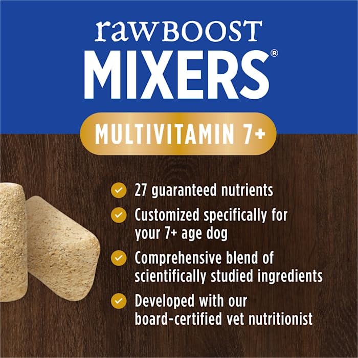 Instinct Raw Boost Mixers Energetic Health Adult 7+ Freeze-Dried Dog Food Toppers - .75 Oz  