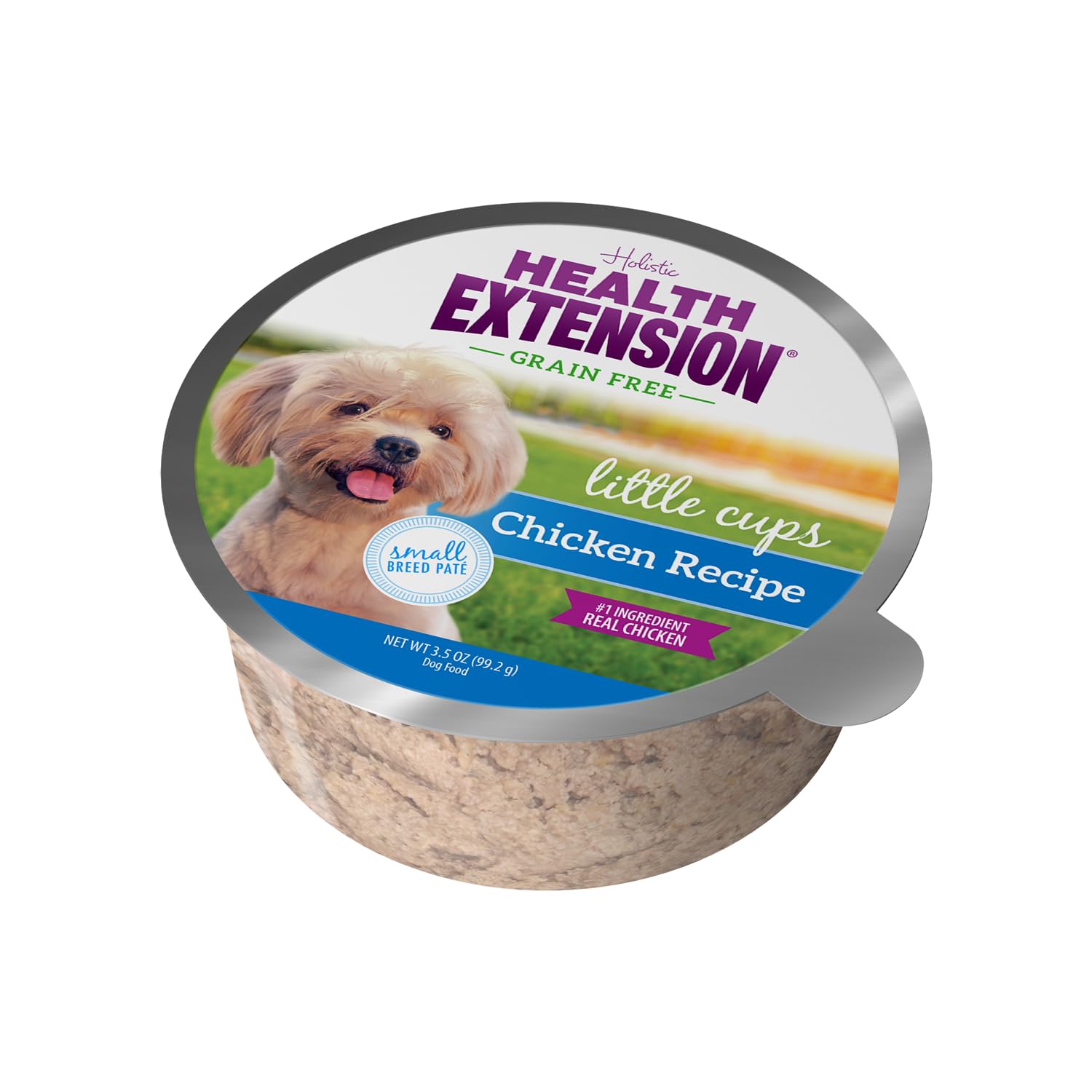 Health Extension Little Cups Grain-Free Chicken and Turkey Puppy Wet Dog Food Trays - 3.5 Oz - Case of 12  