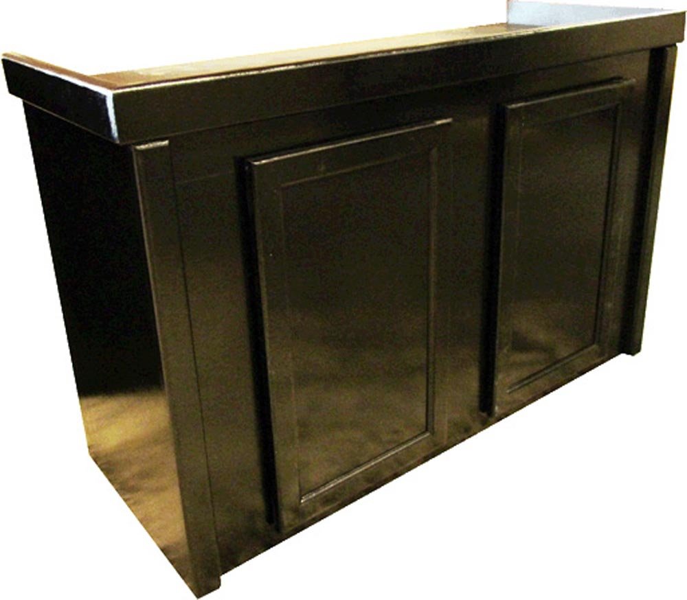 R&J Enterprises Birch Series Cabinet Aquarium Stand - Black - L:48" X W:18" X H:30" Inches  