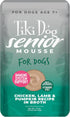 Tiki Dog Senior Mousse Immune Support Chicken Lamb and Pumpkin in Broth Adult Wet Dog Food Pouch - 3.5 Oz - 2 Pack Default Title