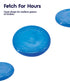 Petstages Orka Flyer Frisbee Dental Textured Rubber Chew and Fetch Dog Toy  