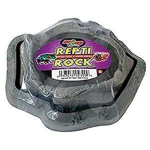 Zoo Med Laboratories Repti Rock Reptile Food and Water Dish - Large