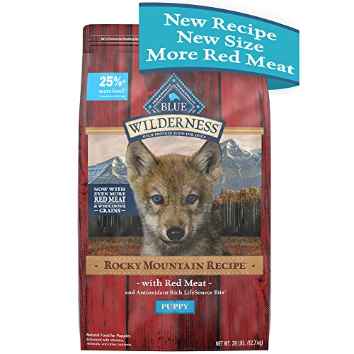 Blue Buffalo Wilderness Rocky Mountain Recipe Red Meat Dry Dog Food - 28 Lbs  