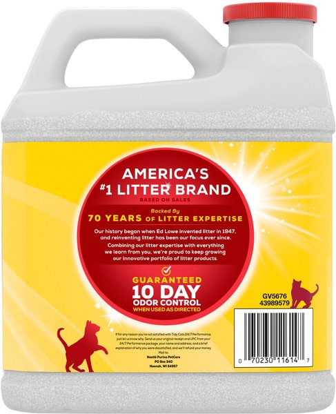 Purina Tidy Cats 24/7 Performance Clumping Low-Dust Odor Protection Clay Mult-Cat Litter - 14 Lbs - Case of 3