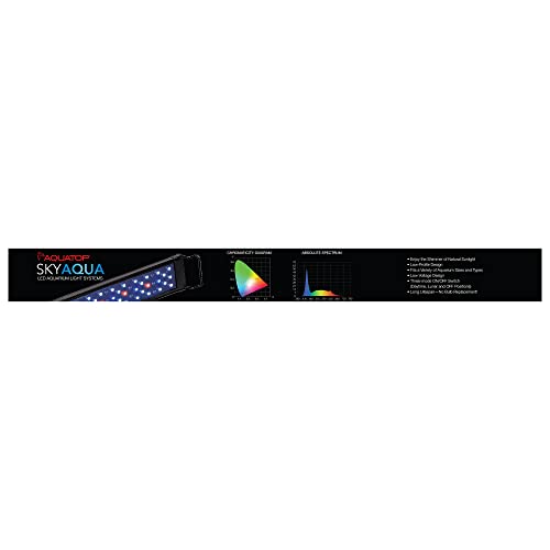 Aquatop SkyAqua Pro LED Aquarium Light with Remote 6500K - 30-36" Inches - 28 Watt