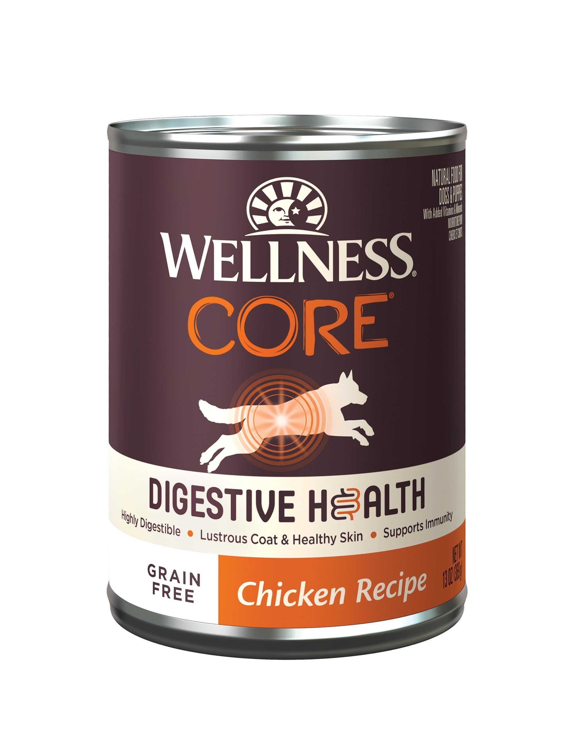 Wellness Core Digestive Health Grain-Free Chicken Canned Dog Food - 13 Oz - Case of 12  