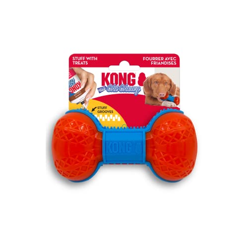 Kong Chi-Chewy Zippz Oral Hygeinic Grooves Bone Dog Toy - Medium  