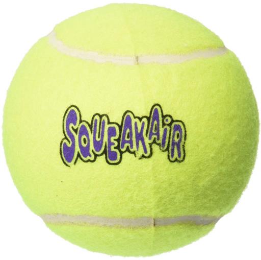 Kong AirDog Squeakair Squeaker Tennis Ball Dog Toy - X-Large  