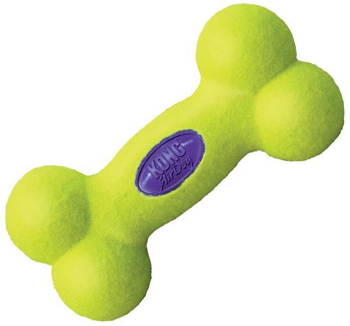 Kong AirDog Squeaker Bone Felt Dog Toy - Large  