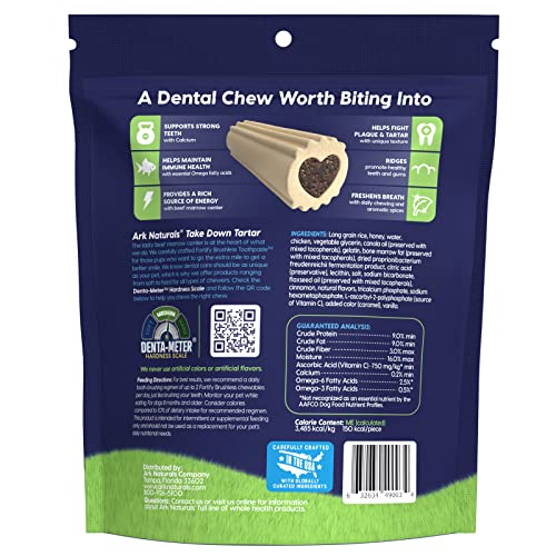 Ark Naturals Fortify Brushless Toothpaste Dental Dog Chews