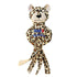 Kong Wubba Cheetah No Stuffing Squeak and Fetch Nylon Dog Toy - Large  