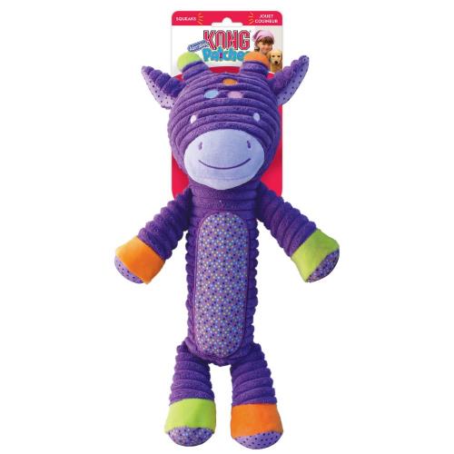 Kong Patches Adorables Giraffe Crinkle and Squeak Dog Toy - Purple - X-Large  