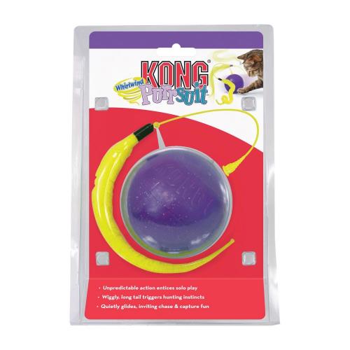 Kong Purrsuit Whirlwind Ball and Feather Cat Toy  