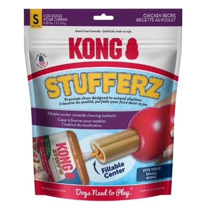 Kong Stufferz Chicken Flavored Chewy Dog Treats - Small  