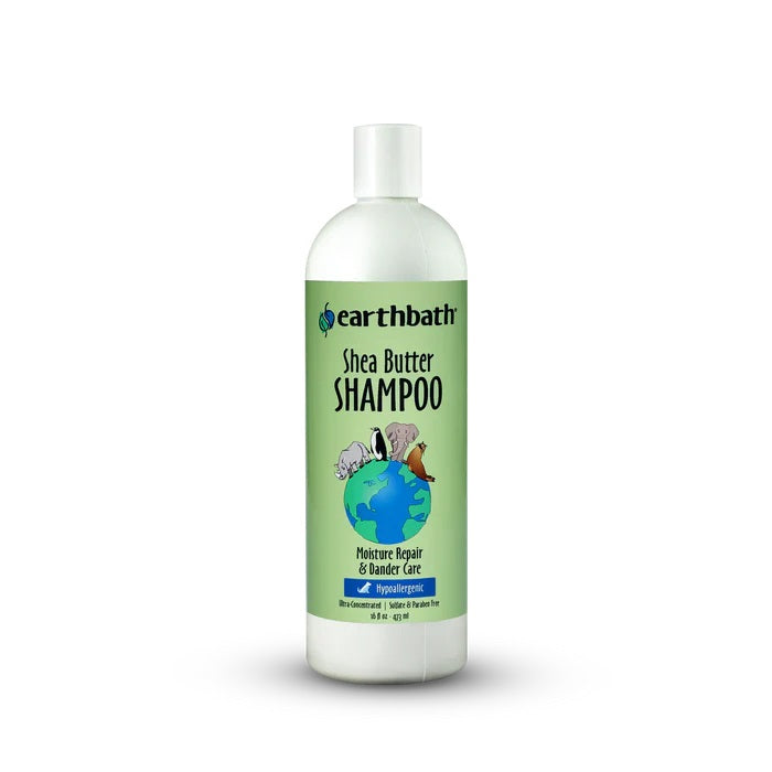 Earthbath Hypo-Allergenic Shea Butter Moisture and Dandruff Repair Dog Shampoo - 16 Oz