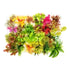 Aquatop Multi-Colored Plastic Aquarium Plants - Assorted Pack - 3-4 Inches - 24 Count