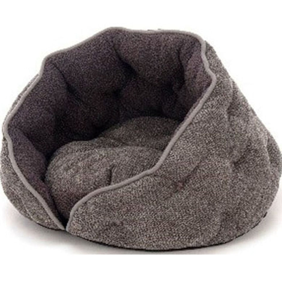 Ware Puffy Cuddle Soft Cushion Cat Bed - L:18 X W:18 X H:12.25 Inches