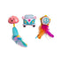 Outward Hound Catstages Festival Crinkle Flinger and Feather Plush Catnip Cat Toys - 3 Pack