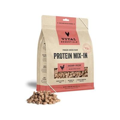 Vital Essential's Grain-Free Protein Mix-in Chicken Mini Nibs Freeze-Dried Dog Food Topper - 18 Oz  