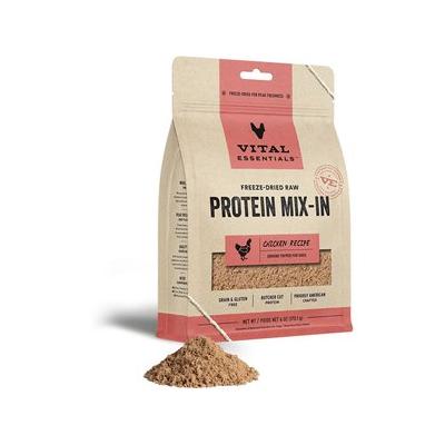 Vital Essential's Grain-Free Protein Mix-in Chicken Freeze-Dried Ground Dog Food Topper or Mixer - 6 Oz  