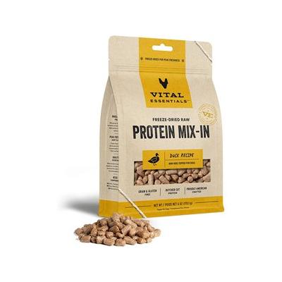 Vital Essential's Grain-Free Protein Mix-in Duck Mini Nibs Freeze-Dried Dog Food Topper - 6 Oz  