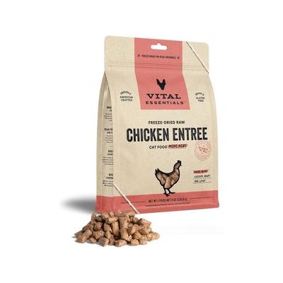 Vital Essential's Grain-Free Chicken Entrée Mini Nibs Freeze-Dried Cat Food - 8 Oz  