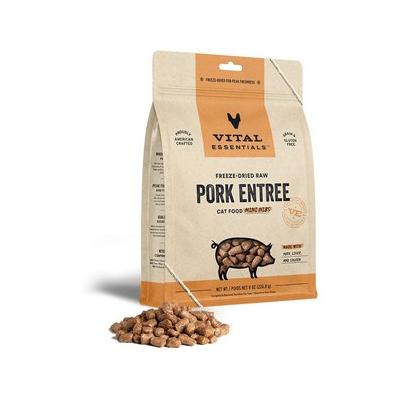 Vital Essential's Grain-Free Pork Entrée Mini Nibs Freeze-Dried Cat Food - 8 Oz  