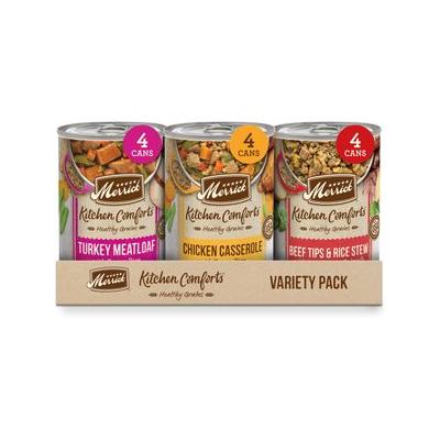 Merrick Healthy Grains Kitchen Comforts Canned Dog Food - Variety Pack - 12.7 Oz - 12 Count  