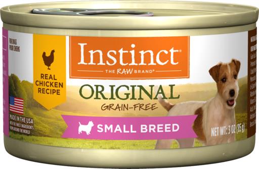 Instinct Grain-Free Chicken Small-Breed Canned Dog Food - 3 Oz - Case of 24  