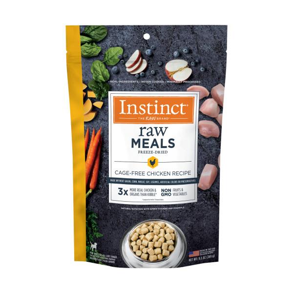 Instinct Raw Meals Grain-Free Cage-Free Chicken Freeze-Dried Dog Food - 9.5 Oz  