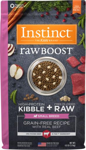 Instinct Grain-Free Raw Beef Small-Breed Dry Dog Food - 4 Lbs  