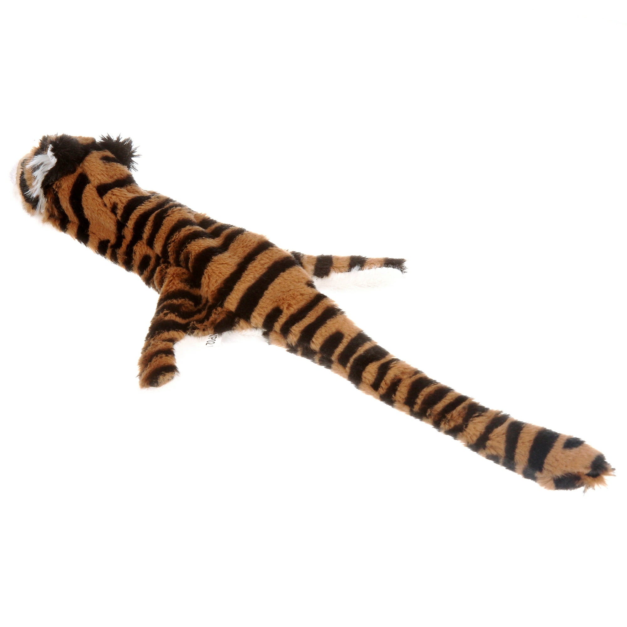 Ethical SPOT Skinneeez Stuffing-Free Jungle Cat Squeak and Soft Dog Toy - Small - 14 Inch
