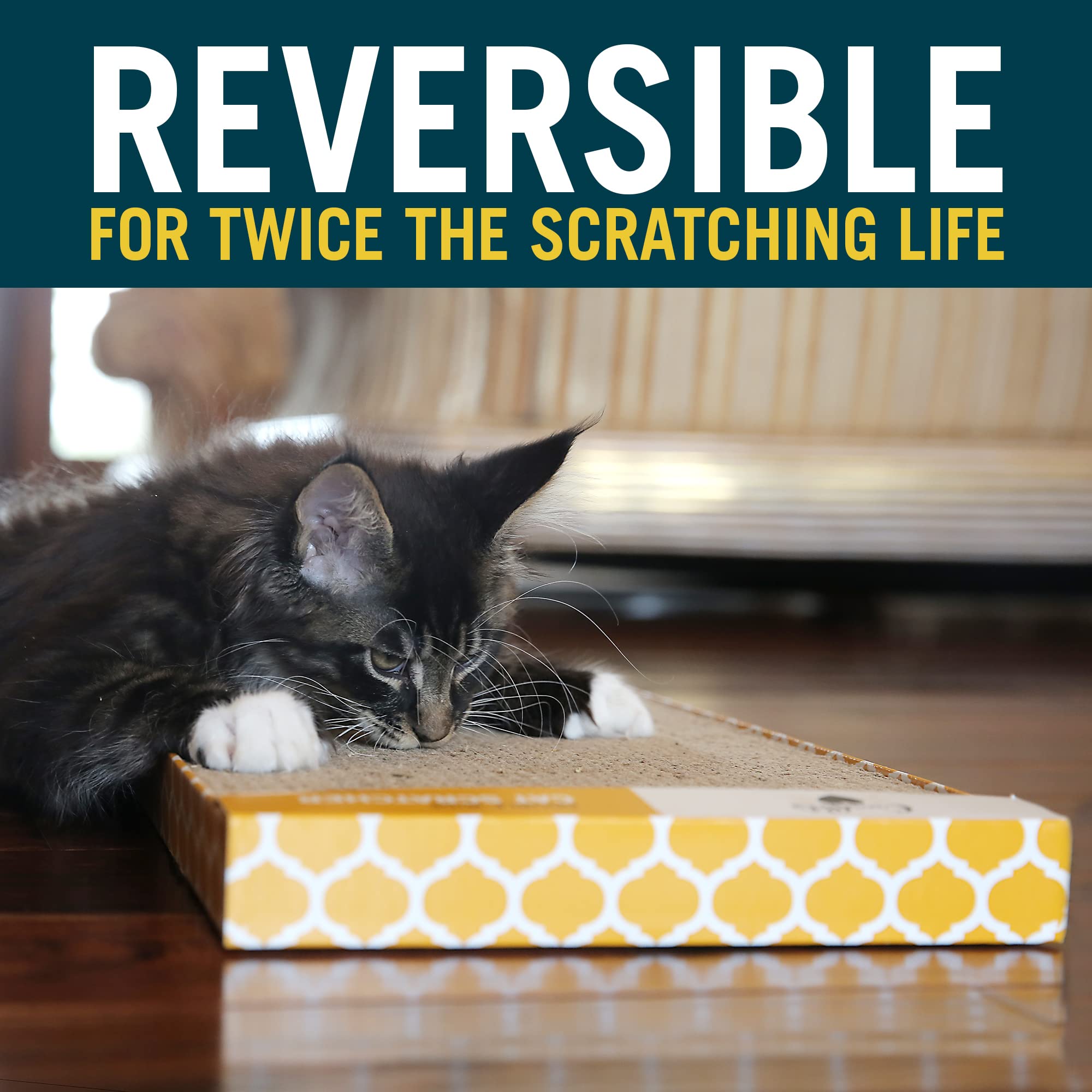 OurPets Far and Double Wide Cardboard Cat Scratcher  