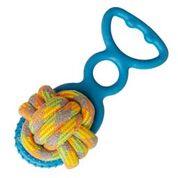 Snugarooz Grab N' Wag Rope and Rubber Tug Dog Toy - Assorted - 8