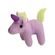 Snugarooz Magical Unicorn Puppy Squeak and Crinkle Plush Dog Toy - 5" Inches  