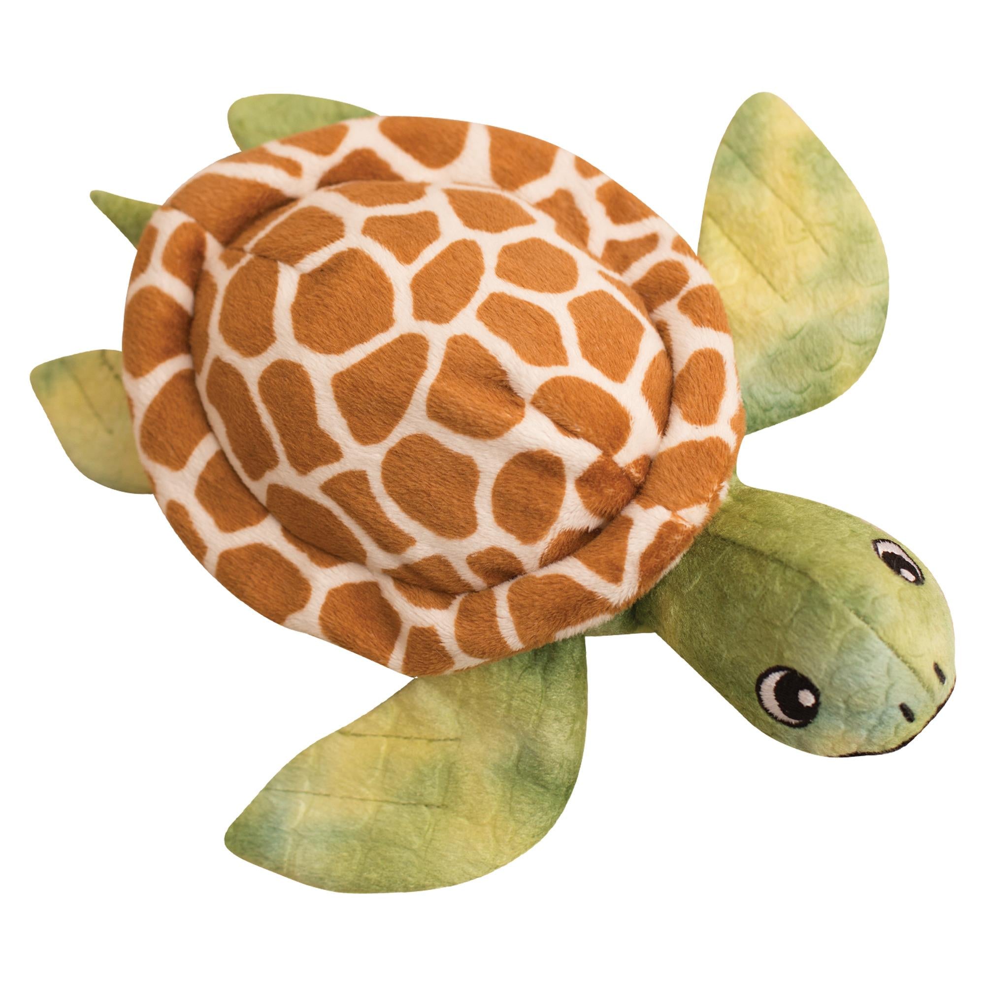 Snugarooz Shelldon The Turtle Squeak and Crinkle Plush Dog Toy - 10