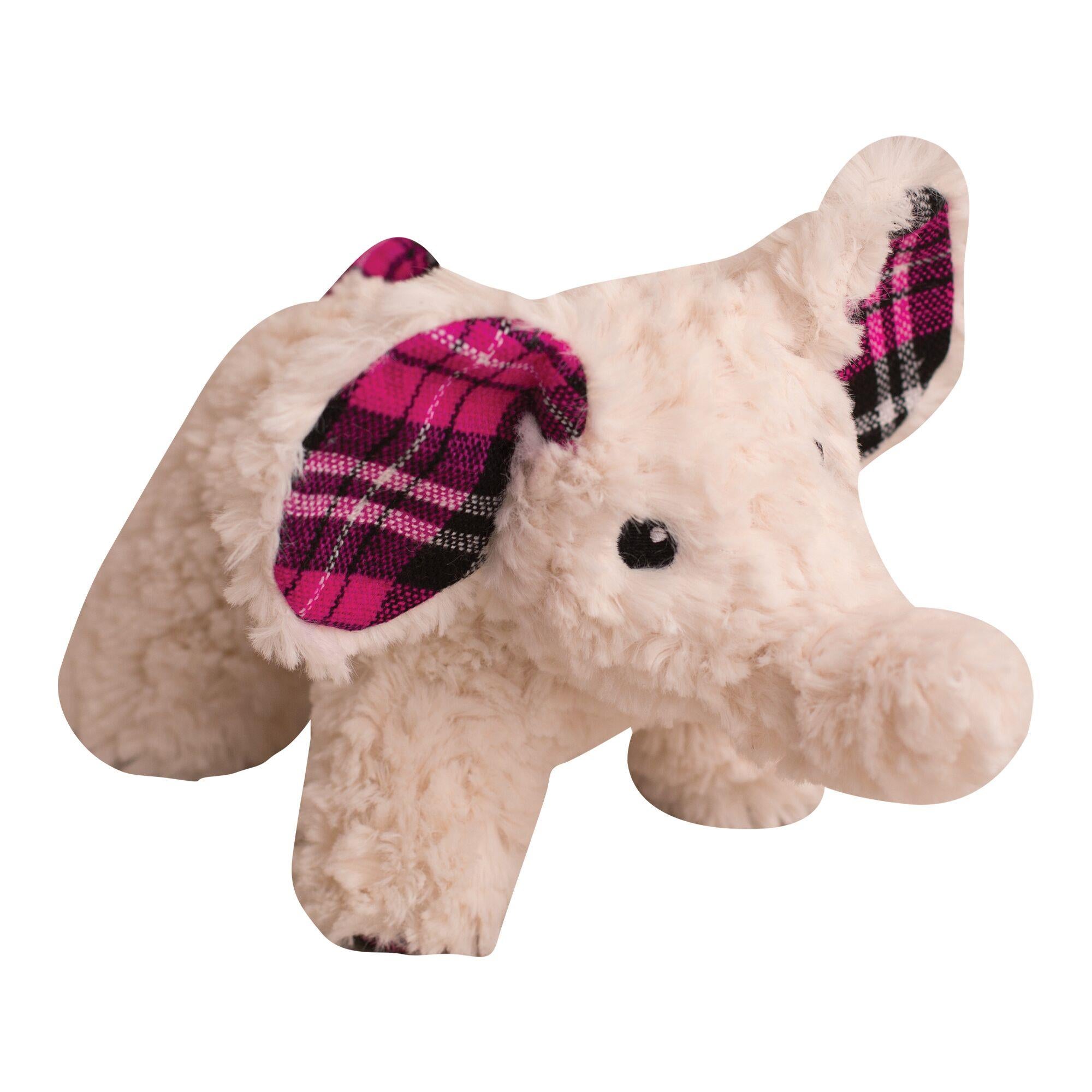 Snugarooz Ella The Elephant Squeak and Crinkle Plush Dog Toy - 11" Inches  