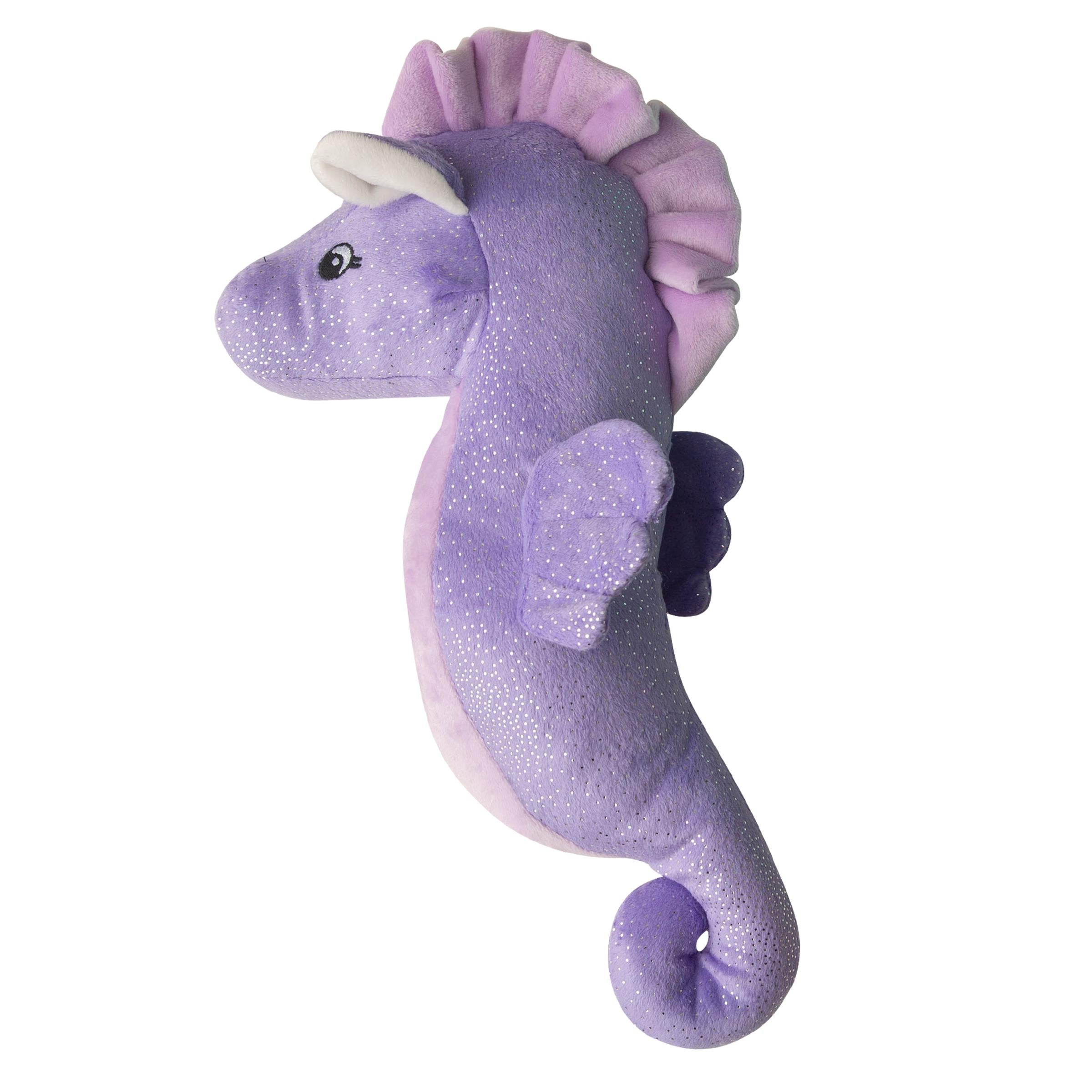 Snugarooz Shelly The Seahorse Squeak and Crinkle Plush Dog Toy - 17