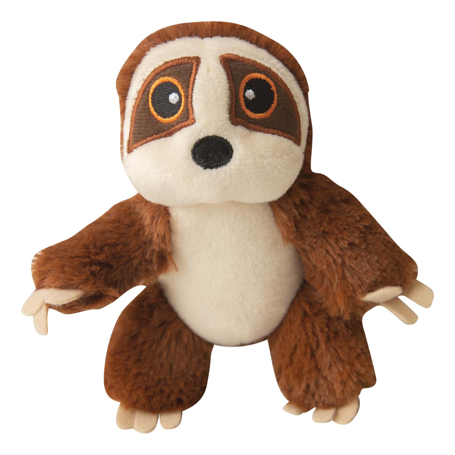 Snugarooz Sasha The Sloth Squeak and Crinkle Plush Dog Toy - Small - 5.5