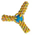 Snugarooz Fling N' Fun Rope and Ball Fetch Dog Toy - 7" Inches  