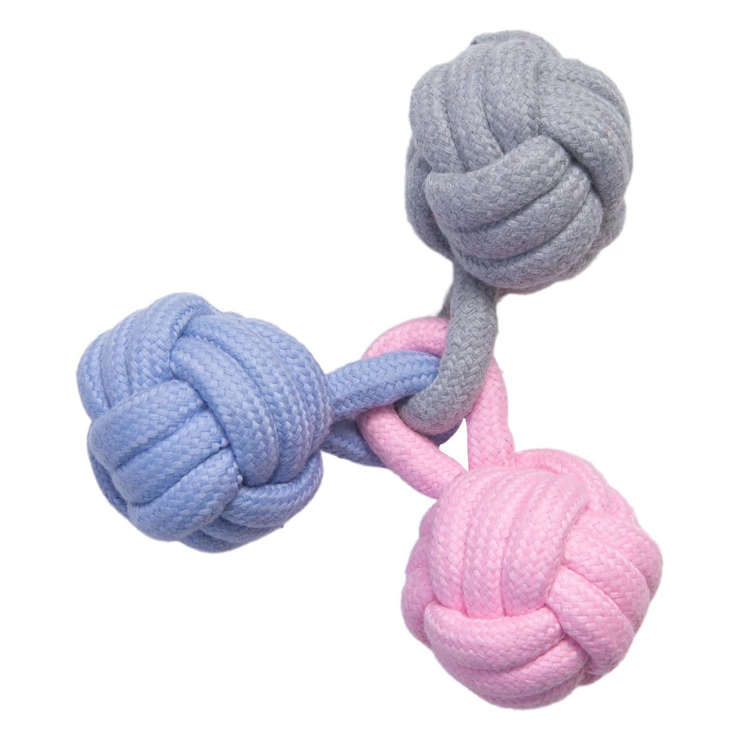 Snugarooz Try Me Knot Triple-Knotted Rope Ball Dog Toy - 7