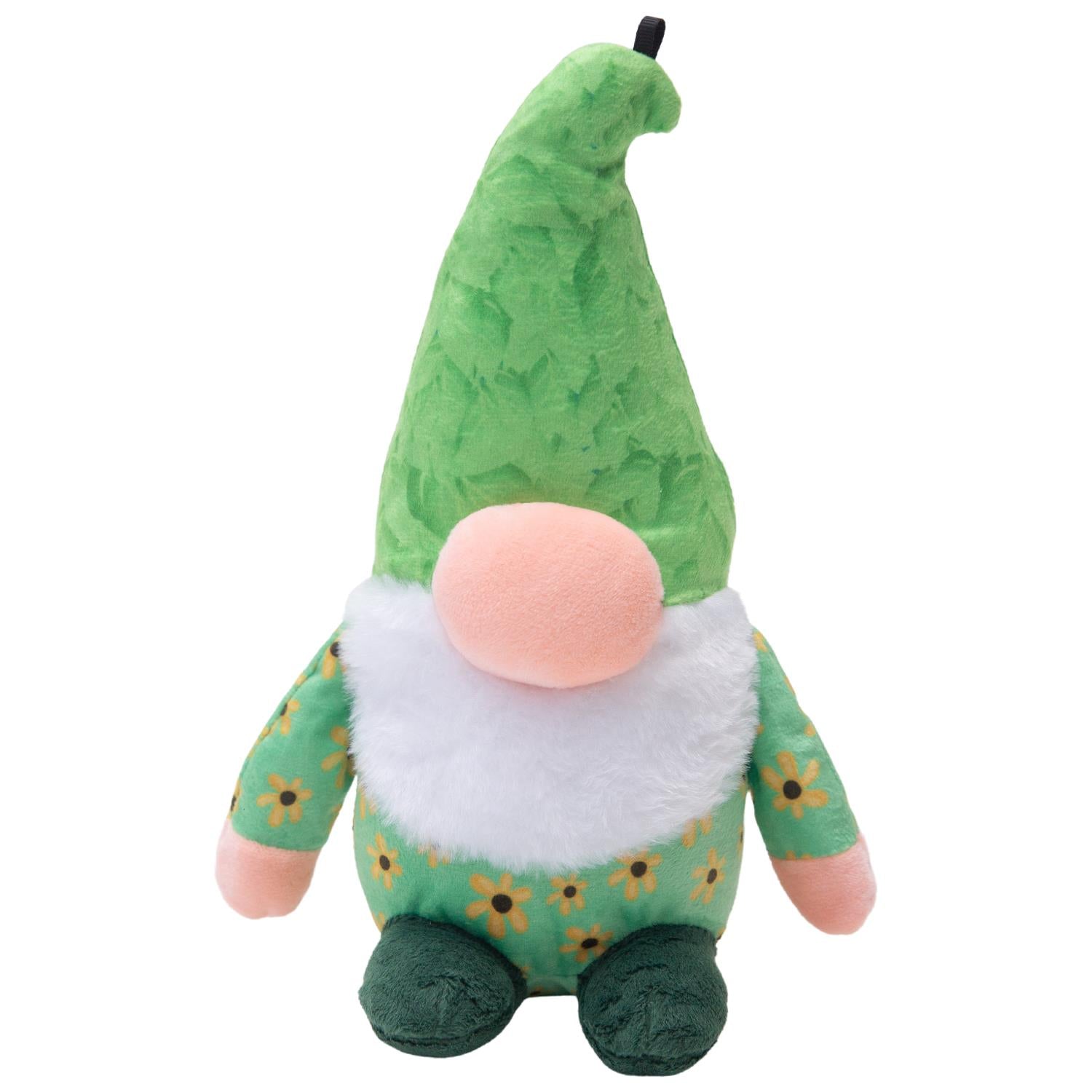 Snugarooz Meadow The Gnome Squeak and Crinkle Plush Dog Toy - 10